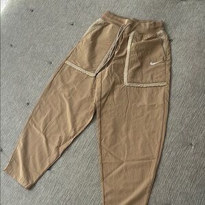 Nike Tan Beige Nude Sherpa Track Pants